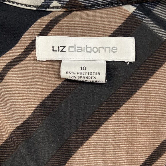 Liz Claiborne lightweight plaid dress - Picture 4 of 5